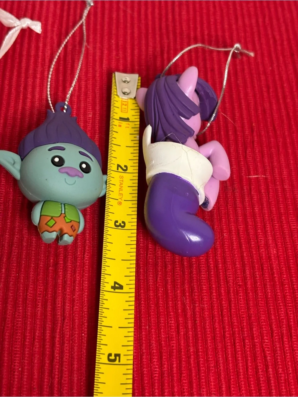 3 Character including Poppy and Branch and Purple My Little Pony